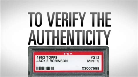 Verify the Authenticity of PSA Certified Collectibles .